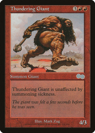 Thundering Giant [Urza's Saga] | Exor Games Summserside