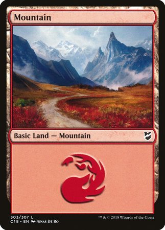 Mountain (303) [Commander 2018] | Exor Games Summserside