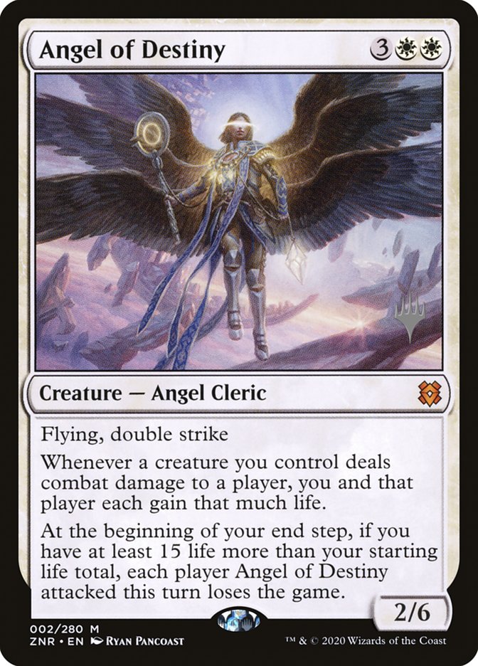 Angel of Destiny (Promo Pack) [Zendikar Rising Promos] | Exor Games Summserside