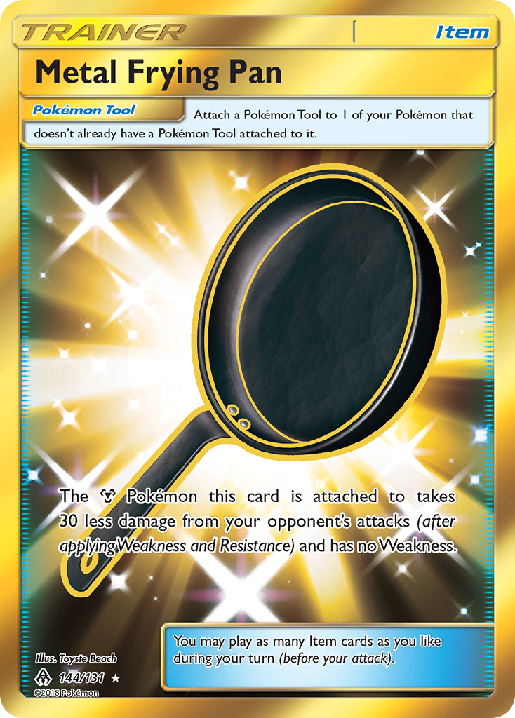 Metal Frying Pan (144/131) [Sun & Moon: Forbidden Light] | Exor Games Summserside