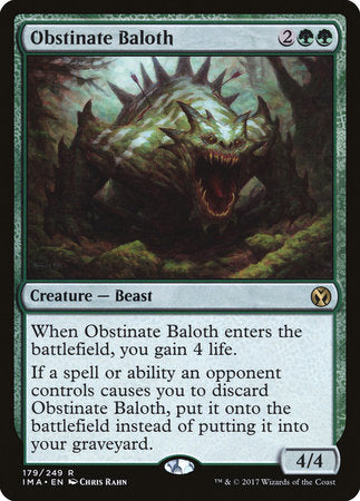 Obstinate Baloth [Iconic Masters] | Exor Games Summserside