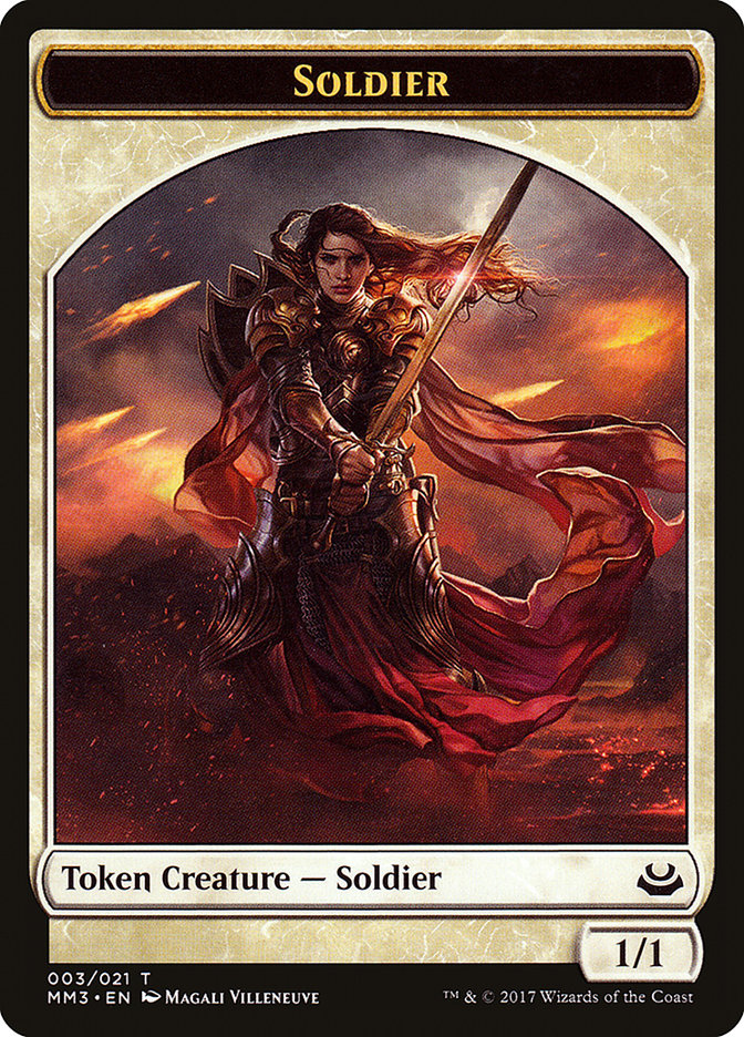 Soldier (003/021) [Modern Masters 2017 Tokens] | Exor Games Summserside