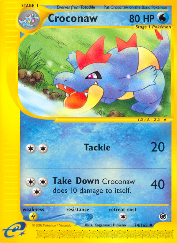 Croconaw (74/165) [Expedition: Base Set] | Exor Games Summserside