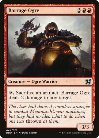 Barrage Ogre [Duel Decks: Elves vs. Inventors] | Exor Games Summserside