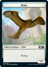 Bird // Treasure Double-sided Token [Core Set 2021 Tokens] | Exor Games Summserside