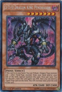 D/D/D Dragon King Pendragon [YS15-ENL00] Secret Rare | Exor Games Summserside