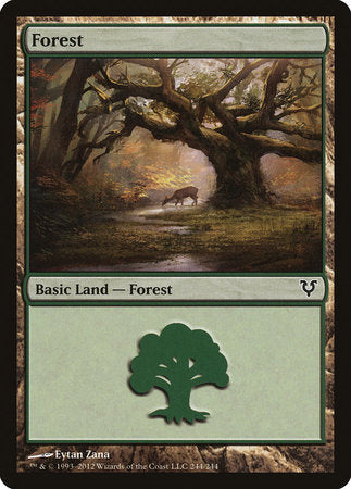 Forest (244) [Avacyn Restored] | Exor Games Summserside