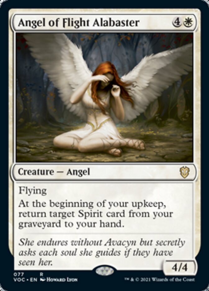 Angel of Flight Alabaster [Innistrad: Crimson Vow Commander] | Exor Games Summserside