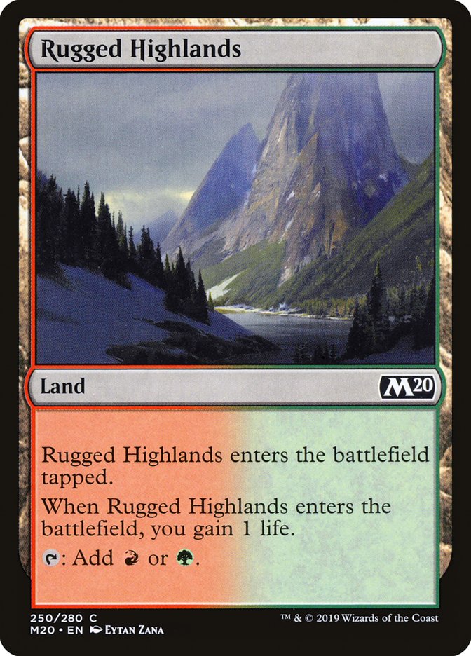 Rugged Highlands [Core Set 2020] | Exor Games Summserside
