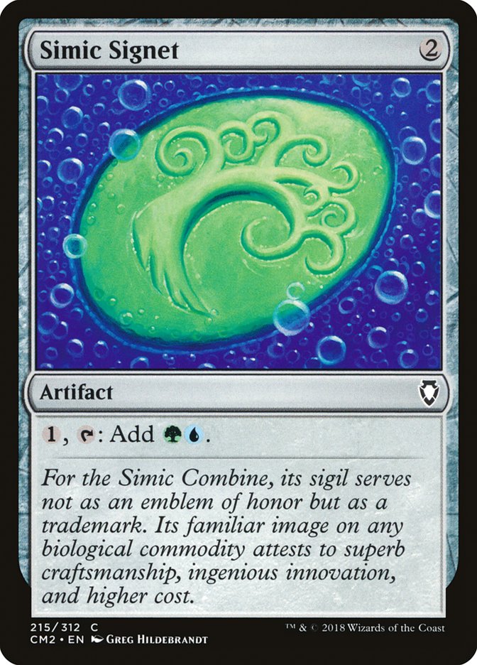 Simic Signet (215/312) [Commander Anthology Volume II] | Exor Games Summserside