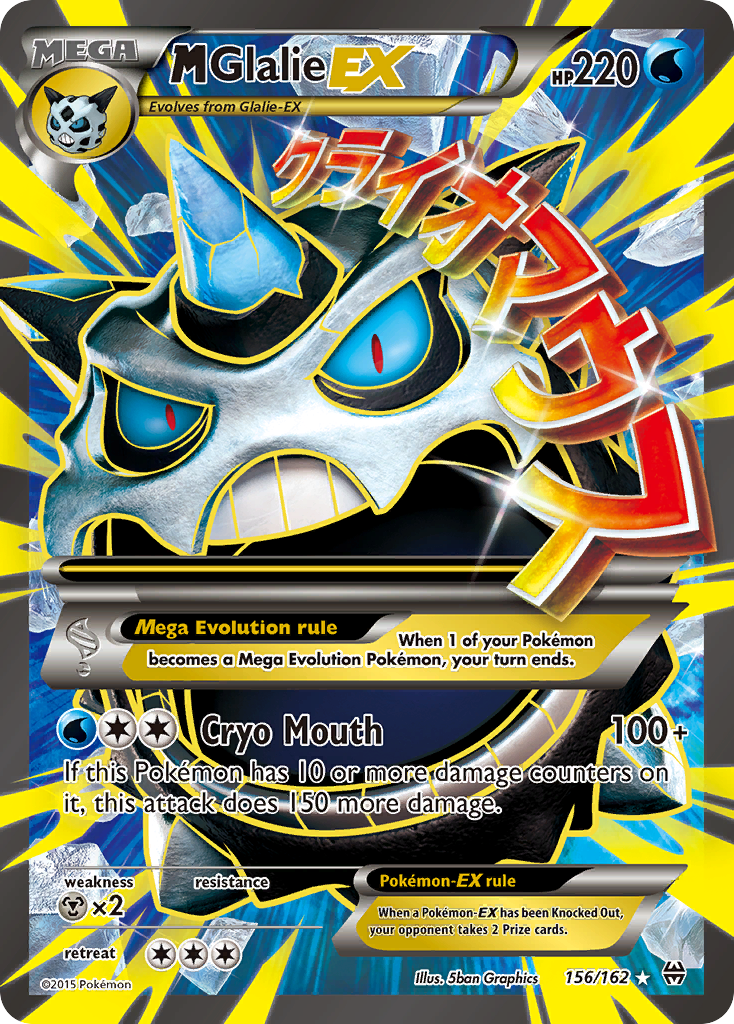 M Glalie EX (156/162) [XY: BREAKthrough] | Exor Games Summserside