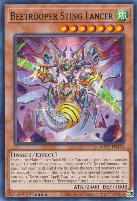 Beetrooper Sting Lancer [MP22-EN175] Common | Exor Games Summserside