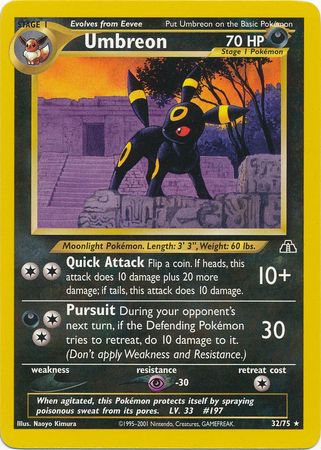 Umbreon (32/75) [Neo Discovery Unlimited] | Exor Games Summserside