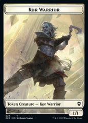 Kor Warrior // Angel Warrior Double-sided Token [Commander Legends: Battle for Baldur's Gate Tokens] | Exor Games Summserside