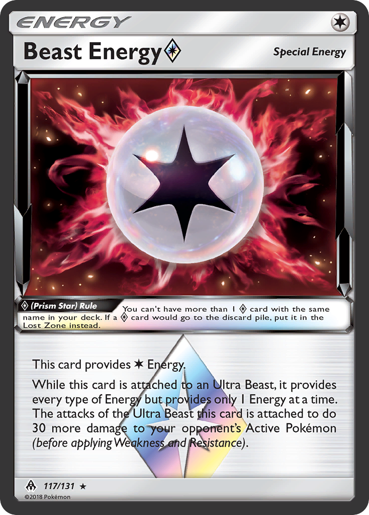 Beast Energy (117/131) (Prism Star) [Sun & Moon: Forbidden Light] | Exor Games Summserside