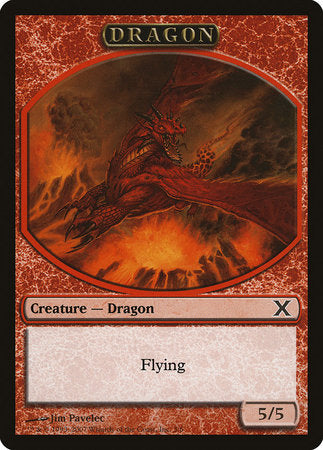 Dragon Token [Tenth Edition Tokens] | Exor Games Summserside