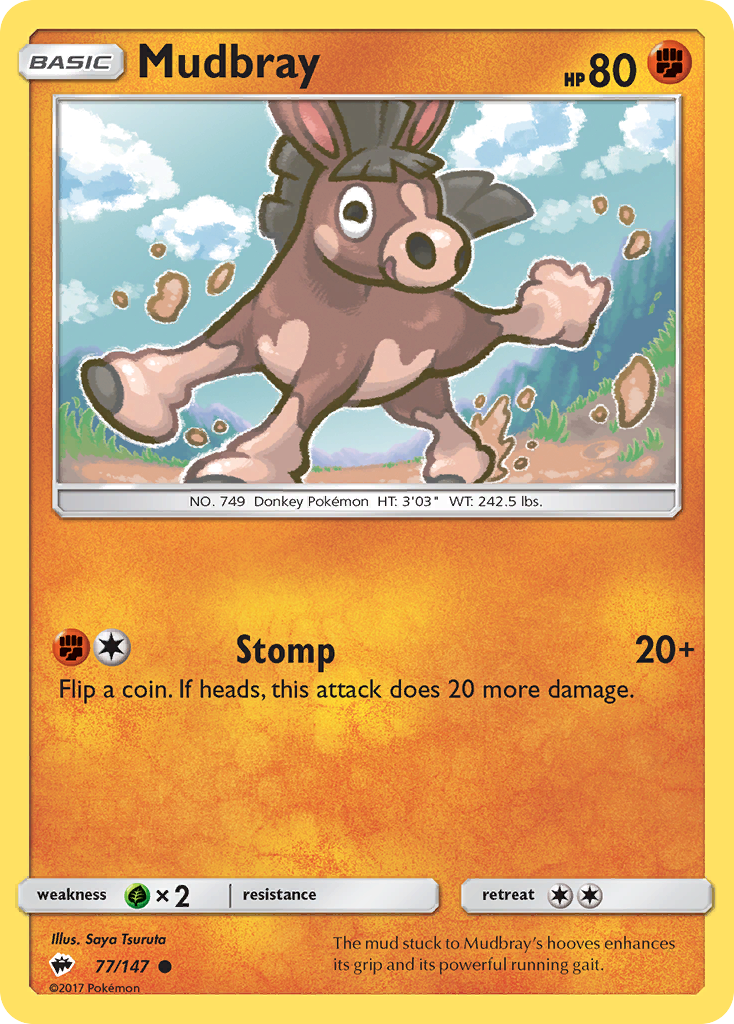 Mudbray (77/147) [Sun & Moon: Burning Shadows] | Exor Games Summserside