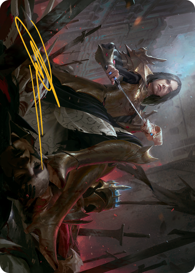 Marchesa, Resolute Monarch Art Card (Gold-Stamped Signature) [March of the Machine Art Series] | Exor Games Summserside