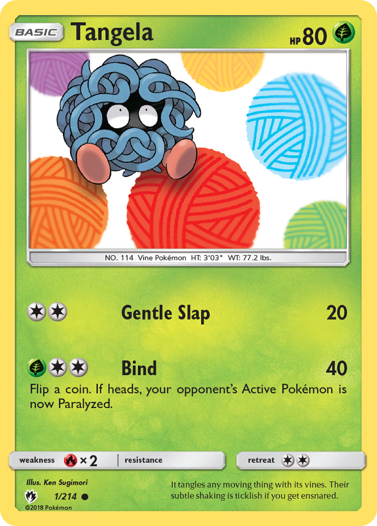 Tangela (1/214) [Sun & Moon: Lost Thunder] | Exor Games Summserside