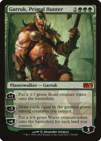 Garruk, Primal Hunter [Magic 2013] | Exor Games Summserside