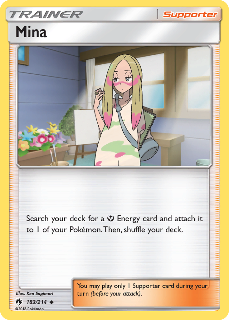 Mina (183/214) [Sun & Moon: Lost Thunder] | Exor Games Summserside