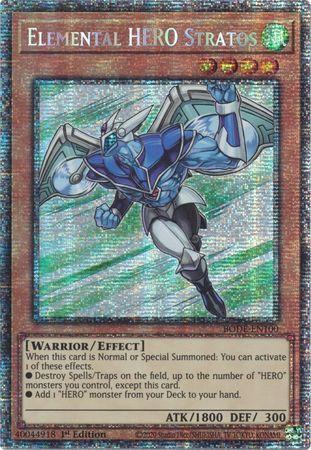 Elemental HERO Stratos [BODE-EN100] Starlight Rare | Exor Games Summserside