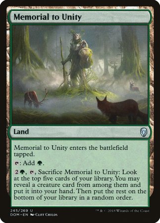 Memorial to Unity [Dominaria] | Exor Games Summserside