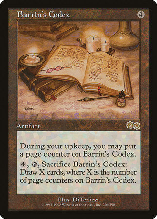 Barrin's Codex [Urza's Saga] | Exor Games Summserside