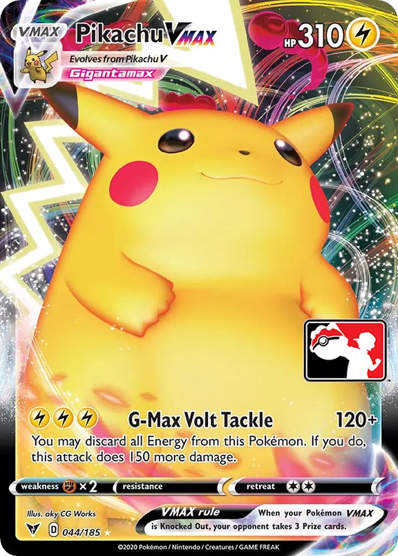 Pikachu VMAX (044/185) [Prize Pack Series One] | Exor Games Summserside