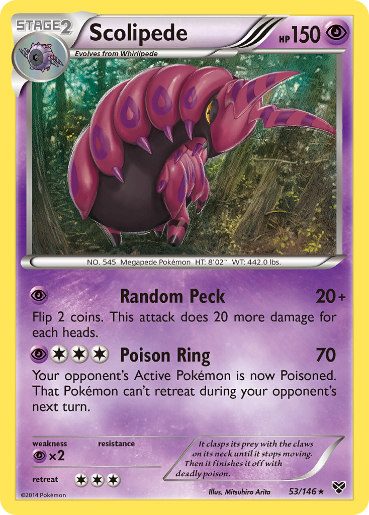 Scolipede (53/146) [XY: Base Set] | Exor Games Summserside