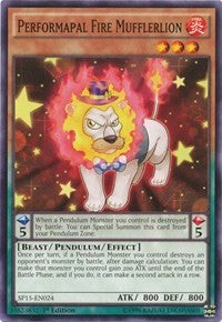 Performapal Fire Mufflerlion [SP15-EN024] Common | Exor Games Summserside