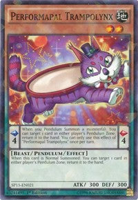 Performapal Trampolynx [SP15-EN021] Shatterfoil Rare | Exor Games Summserside