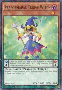 Performapal Trump Witch [SP15-EN027] Shatterfoil Rare | Exor Games Summserside