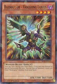 Raidraptor - Vanishing Lanius [SP15-EN029] Shatterfoil Rare | Exor Games Summserside