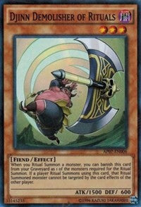 Djinn Demolisher of Rituals [AP07-EN006] Super Rare | Exor Games Summserside