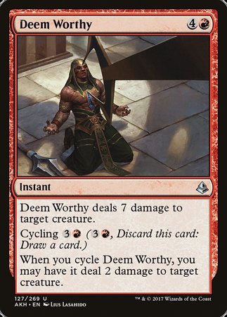 Deem Worthy [Amonkhet] | Exor Games Summserside