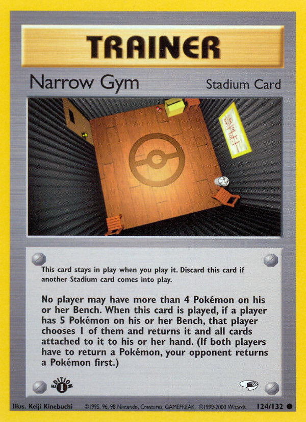 Narrow Gym (124/132) [Gym Heroes 1st Edition] | Exor Games Summserside