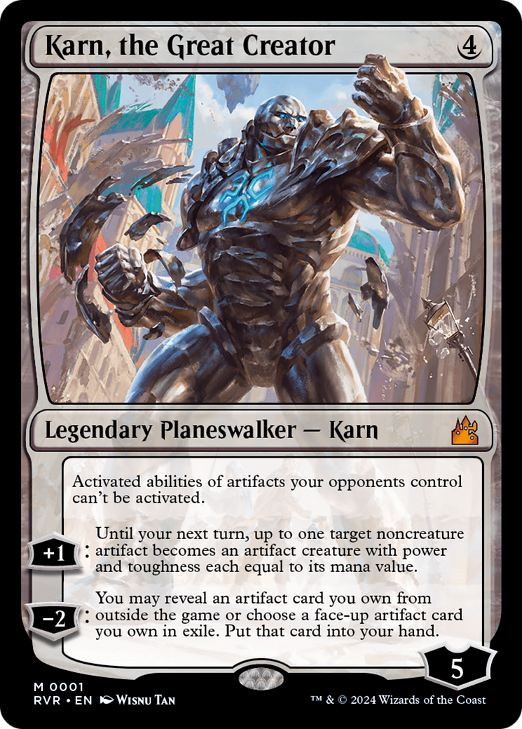 Karn, the Great Creator [Ravnica Remastered] | Exor Games Summserside