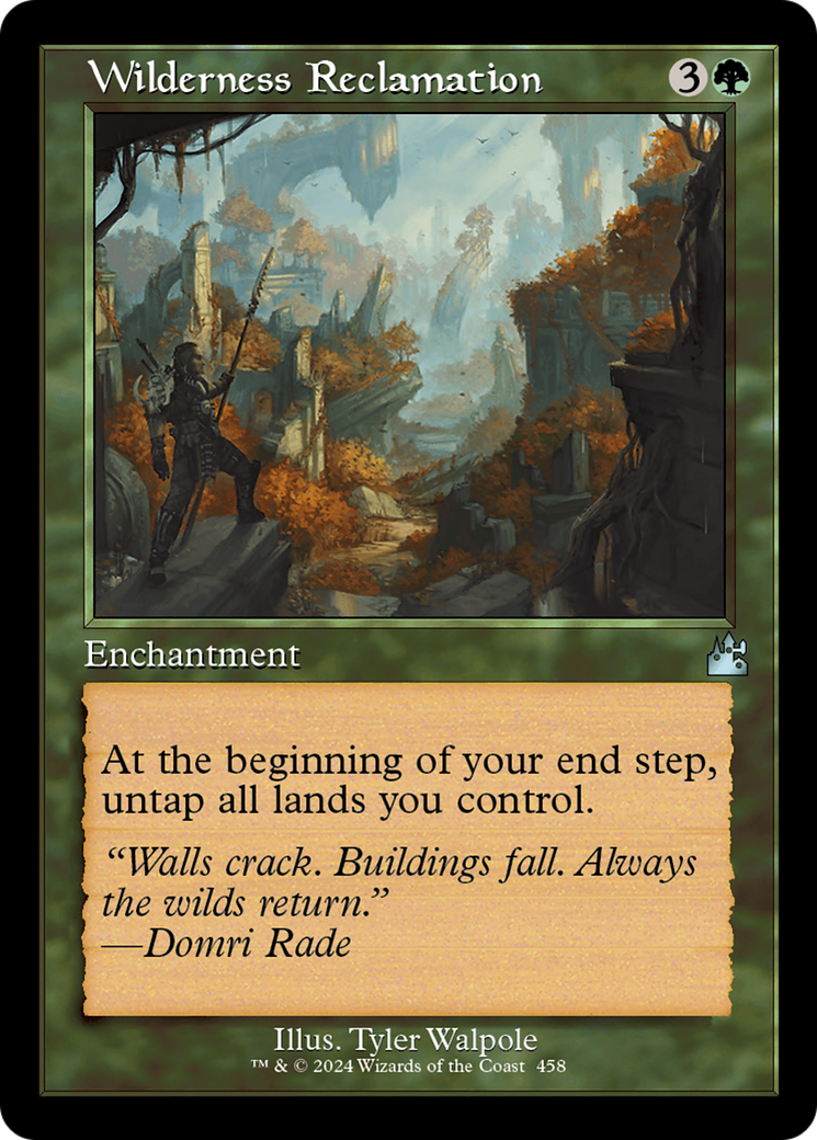 Wilderness Reclamation [Ravnica Remastered] | Exor Games Summserside