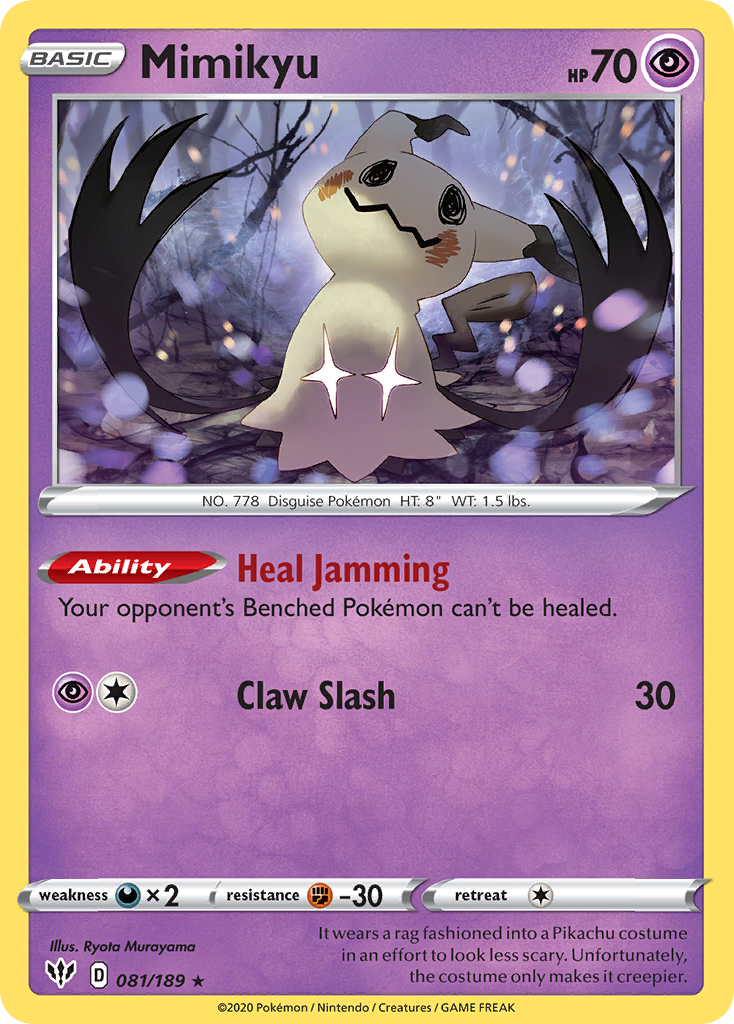 Mimikyu (081/189) [Sword & Shield: Darkness Ablaze] | Exor Games Summserside