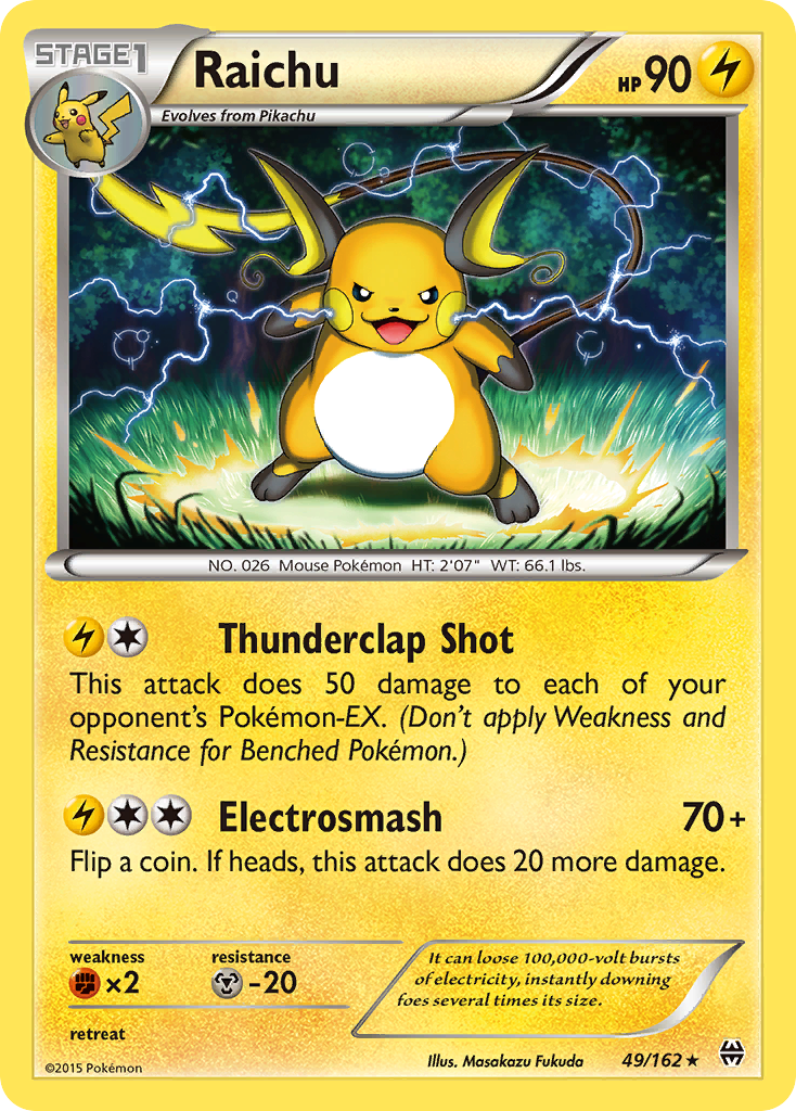 Raichu (49/162) [XY: BREAKthrough] | Exor Games Summserside