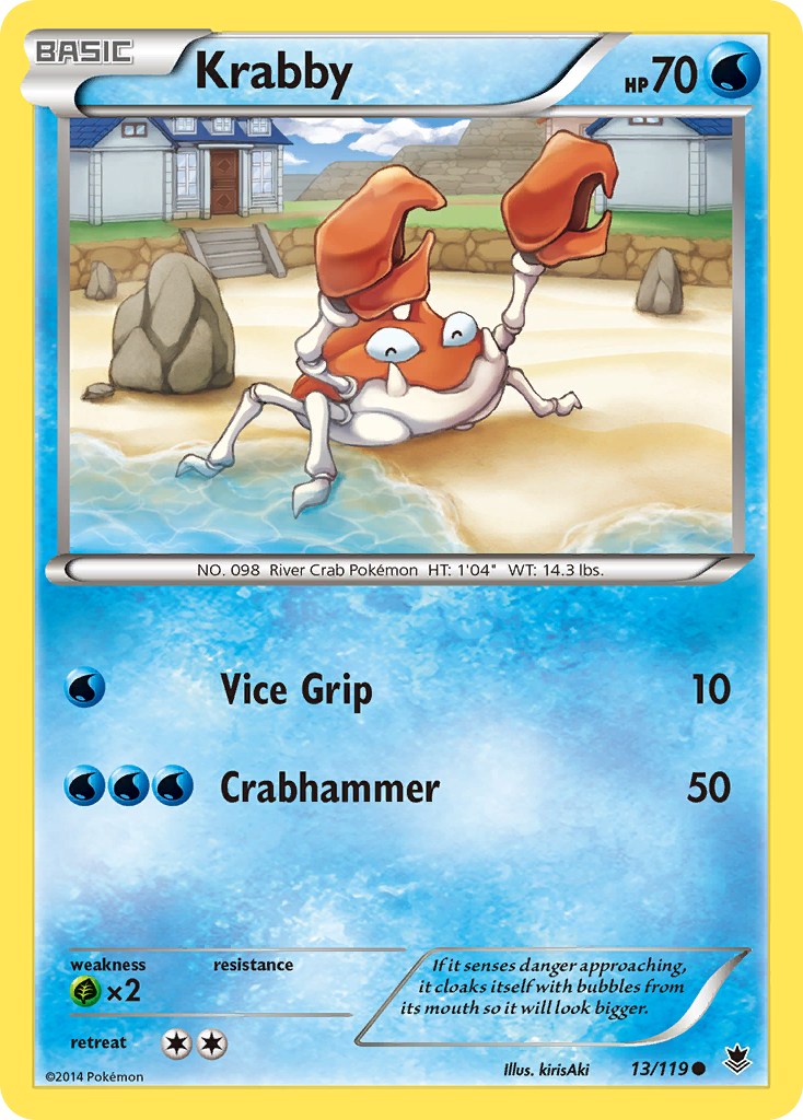 Krabby (13/119) [XY: Phantom Forces] | Exor Games Summserside