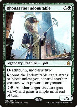 Rhonas the Indomitable [Amonkhet Promos] | Exor Games Summserside