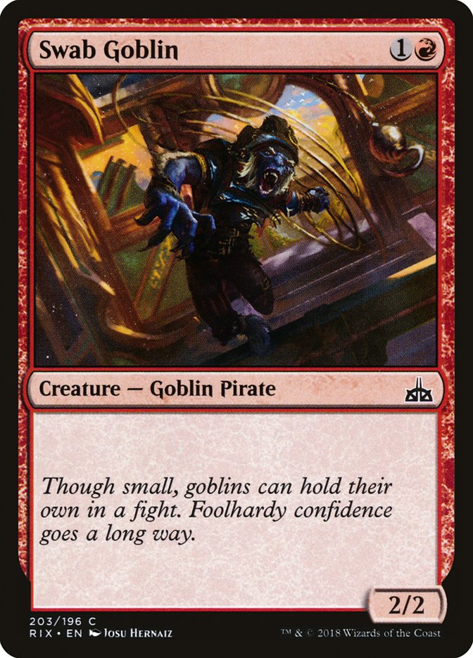 Swab Goblin [Rivals of Ixalan] | Exor Games Summserside