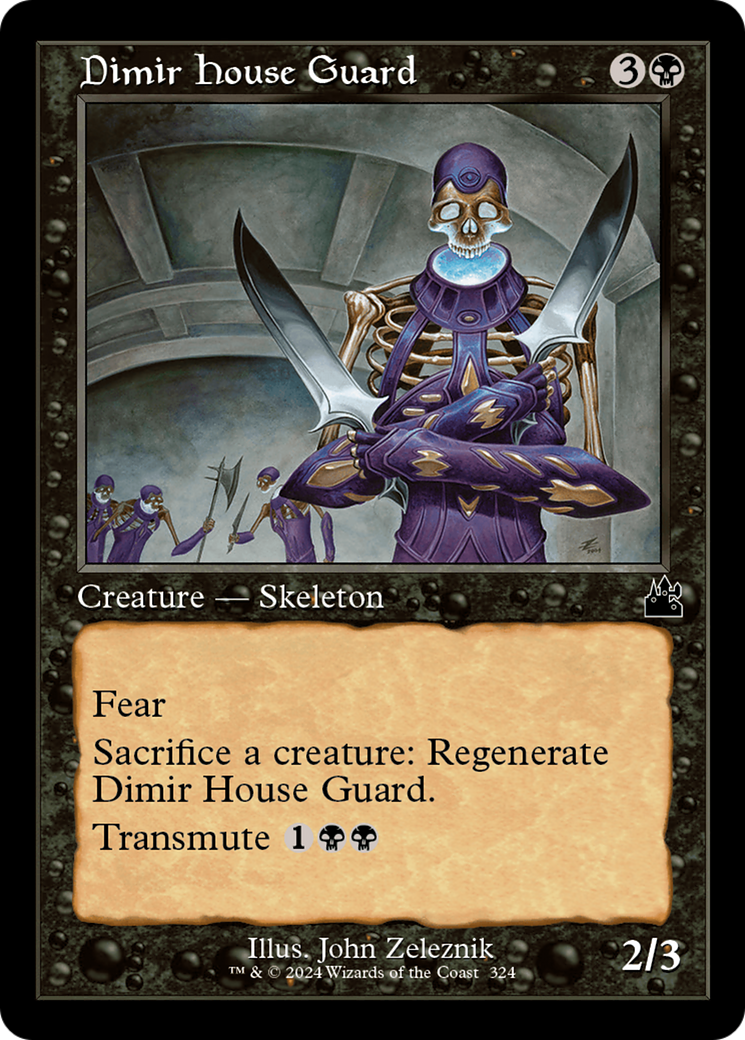 Dimir House Guard (Retro Frame) [Ravnica Remastered] | Exor Games Summserside