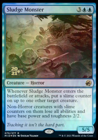 Sludge Monster [Innistrad: Midnight Hunt Prerelease Promos] | Exor Games Summserside