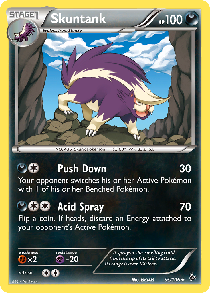 Skuntank (55/106) [XY: Flashfire] | Exor Games Summserside