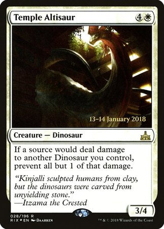 Temple Altisaur [Rivals of Ixalan Promos] | Exor Games Summserside