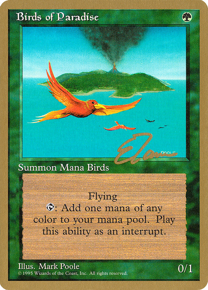 Birds of Paradise (Eric Tam) [Pro Tour Collector Set] | Exor Games Summserside