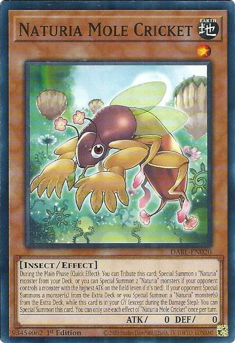 Naturia Mole Cricket [DABL-EN020] Common | Exor Games Summserside
